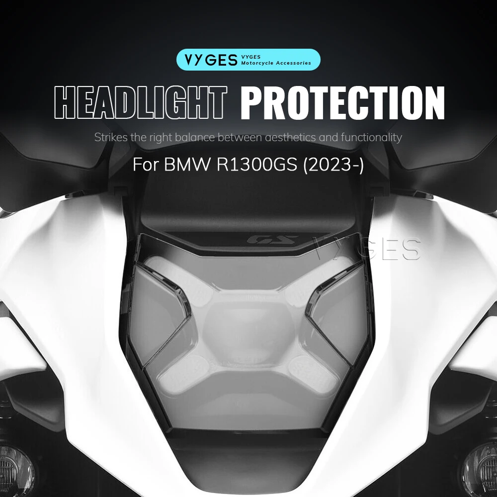 

Motorcycle Accessories Headlight Protector Head Light Guard Protection Cover For BMW R1300GS R 1300 GS 2023 2024 2025-