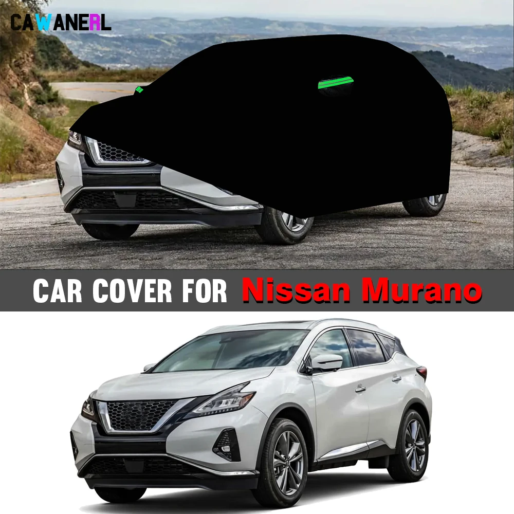 Waterproof Car Cover SUV Outdoor Sun Rain Snow Paint Protection Cover with Zipper For Nissan Murano 2003-2027