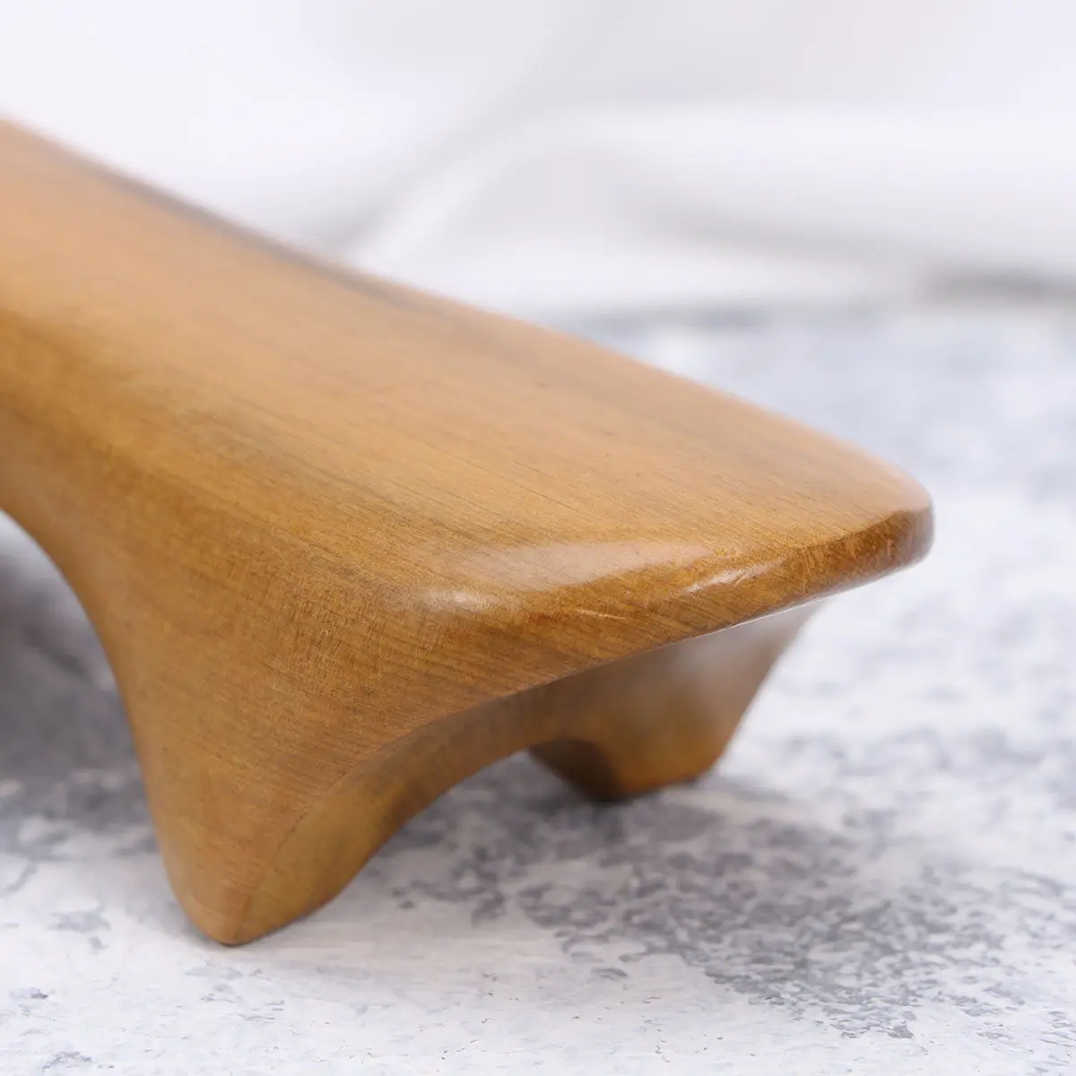 1Pcs Premium High-Density Wood Massager with Visible Grain Full Body Roller for Neck Shoulders Back Waist Legs Arms Head