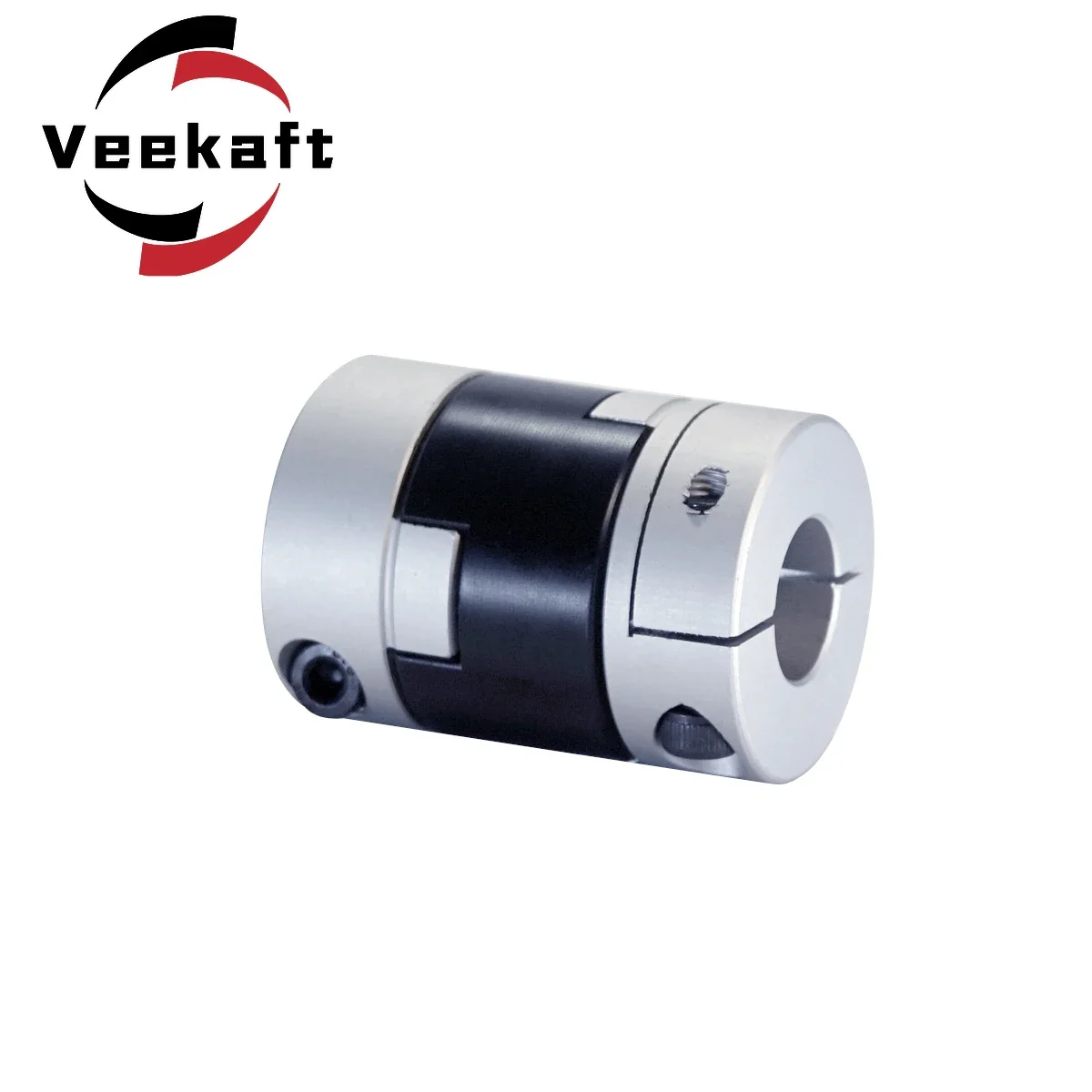 Veekaft Oldham Slider Coupling D44L46 High Torque Low Inertia Screw Type Slider Coupling For Motor Connector CNC Drive Shaft