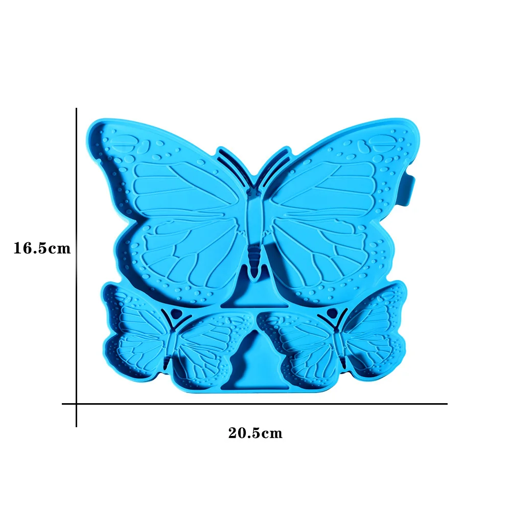 Stampo in resina epossidica a forma di farfalla, ciondolo per collana, stampo in silicone per ciondolo portachiavi in resina epossidica fai da te,