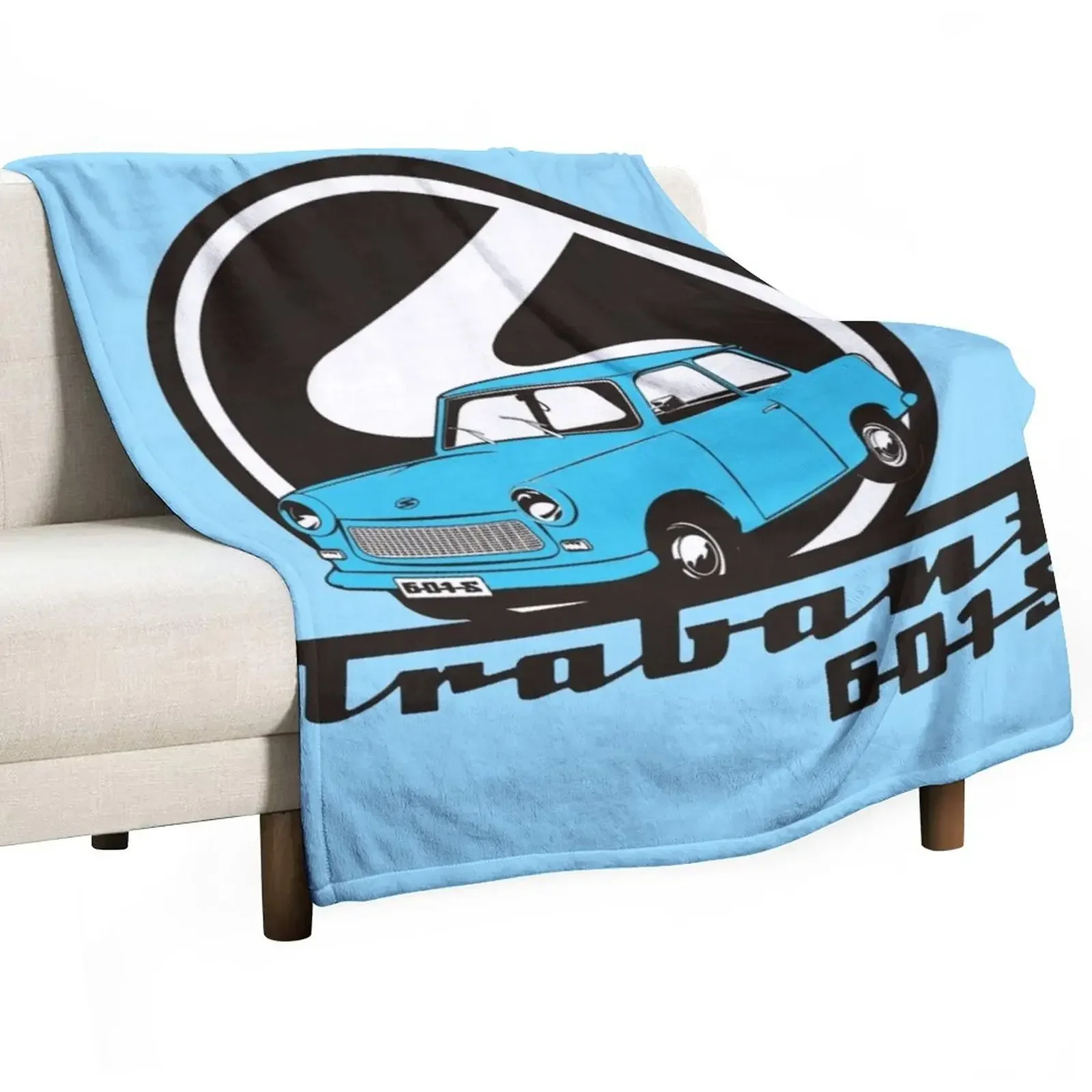 TRABANT 601 Throw Blanket Travel Sofa Quilt Luxury Blankets