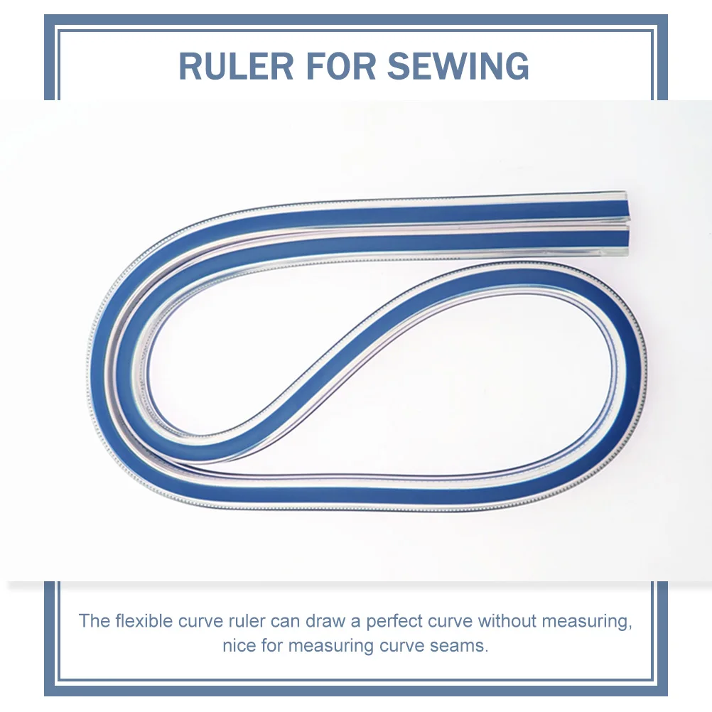 

2 Pcs Snake Ruler Drafting Tools for Architects Sewing Soft Bendable Flexible Rubber Rulers Curve Template Drawing