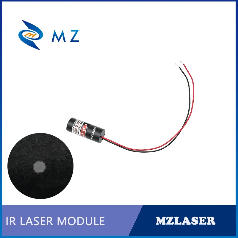 小型赤外線ドットレーザーダイオードモジュール-980nm-d12mm-50mw-100mw-3v-5v-12v-24v-工業グレード-木工機械用