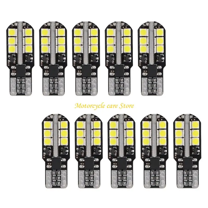 U75F 10PCS LED Bulbs Quick Installation 5730 Chips 12V Car Interior Lights Canbus System Compatible Side Light