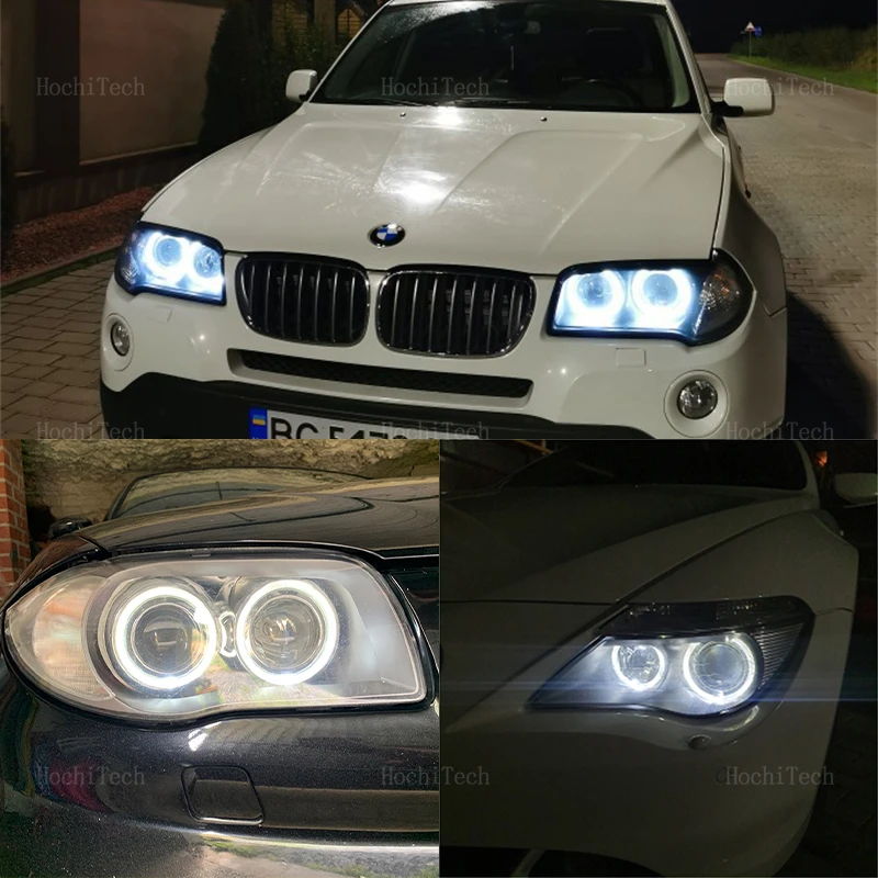 Car For BMW E39 E81 E82 E87 E88 X5 E53 E60 E61 E63 E64 X3 E83 100w Angel Eyes Marker Light Bulbs Bright Headlights Replacement - view 4