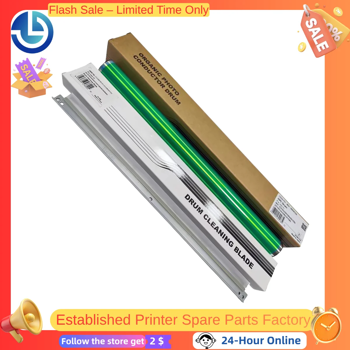 

Opc drum cleaning blade kit is suitable for Sharp 2310 2610 2640 3110 3115 3140 3640 N