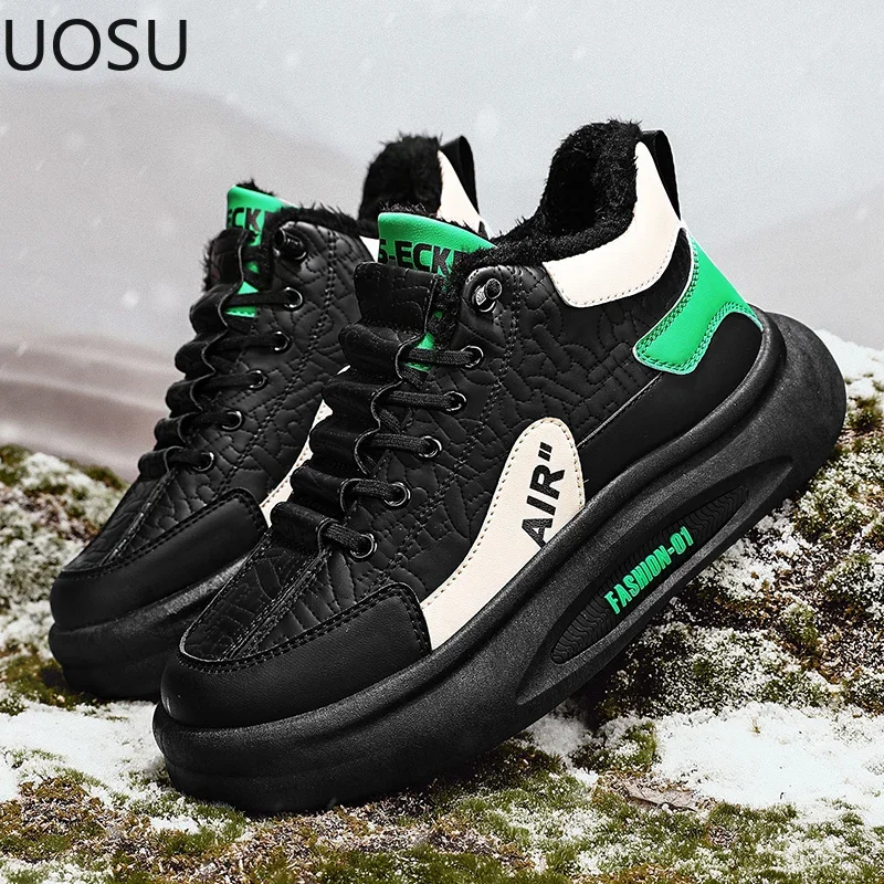 Stivali da neve da uomo Casual uomo Tooling Boot Fashion-forward Climbing scarpe da uomo antiscivolo scarpa antiscivolo UOSU nuovo arrivo caldo