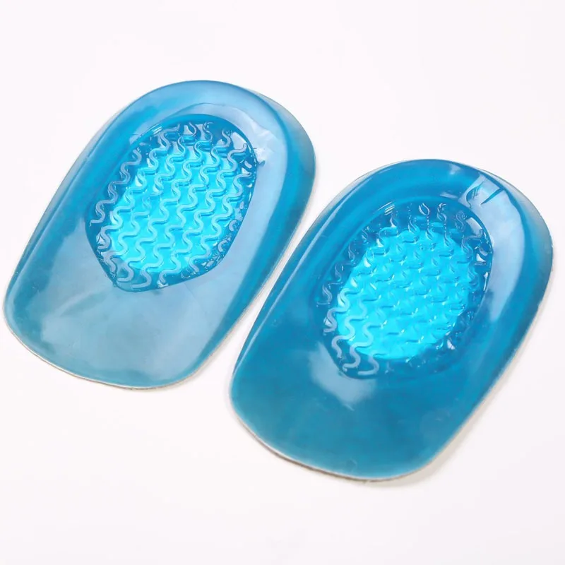 New Silicone Gel Orthopedic Insoles Back Pad Heel Cup for Calcaneal Pain Health Feet Care Support Spur Feet Cushion Pads
