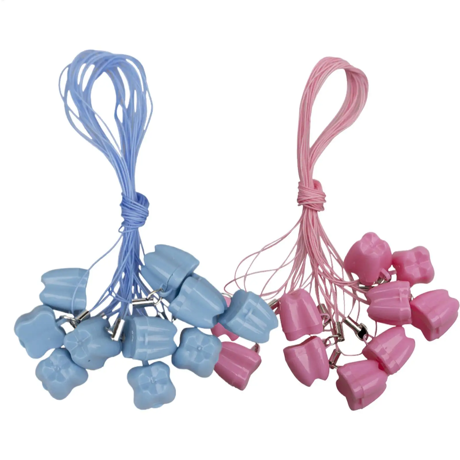 10 قطعة/المجموعة/مجموعة صندوق تذكار على شكل أسنان لطيف للطفل، طفل رضيع صبي فتاة المنزل السفر والحضانة