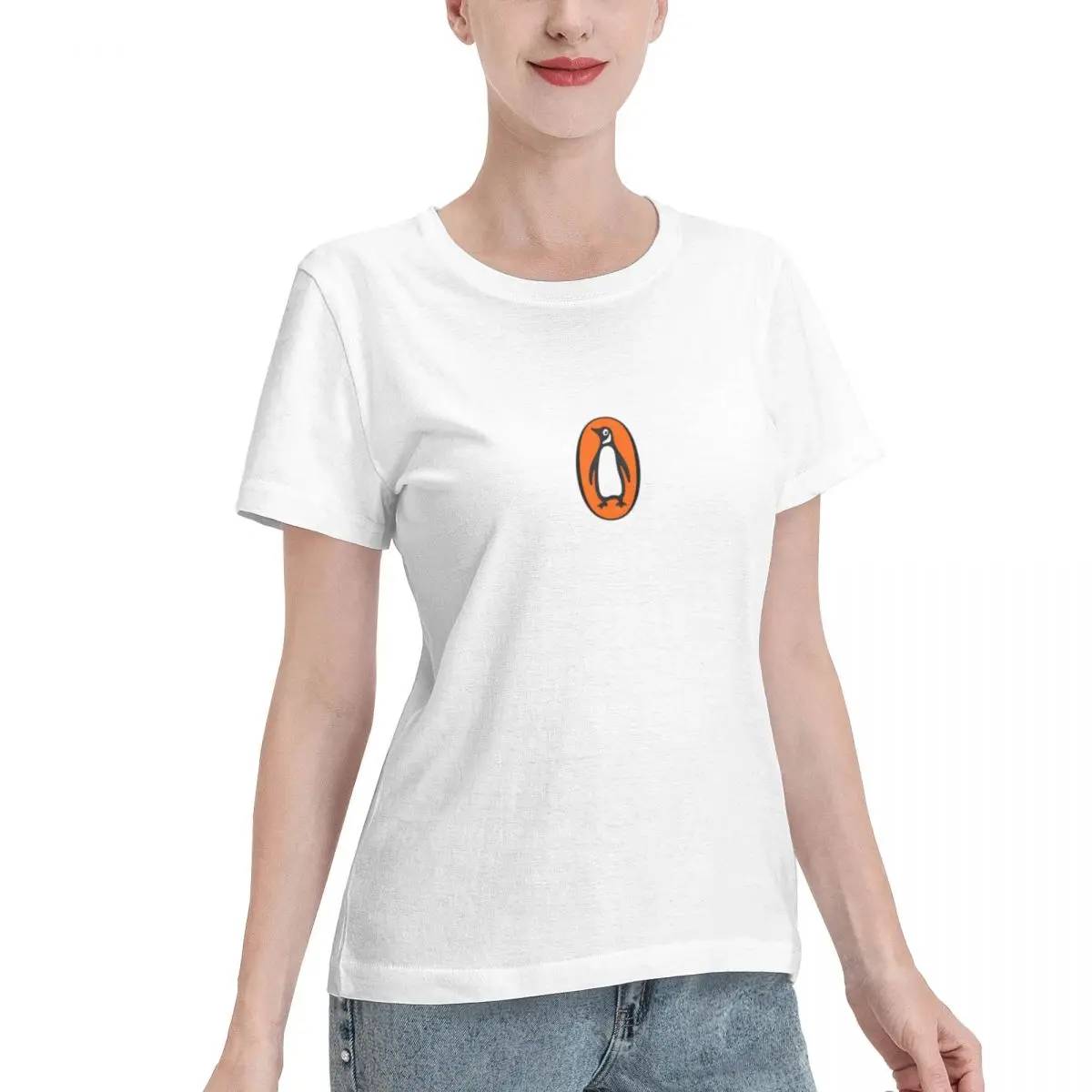 Plus Size Available Random House Penguin Women's T-shirt Aesthetic Outfit Casual Wear Tshirt