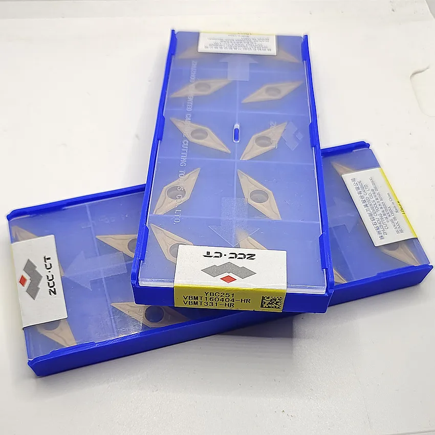 

VBMT160404-HR YBC251/VBMT160408-HR YBC251/VBMT160412-HR YBC251 ZCC.CT CNC blade carbide inserts turning tools inserts 10pcs/box