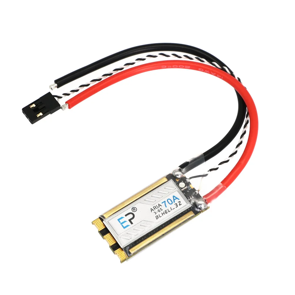 

EP Aria AM32 APE 70A 70amp Single Brushless ESC 3-6S Current Meter Sensor for RC Crawler Airplane FPV DIY RC Parts