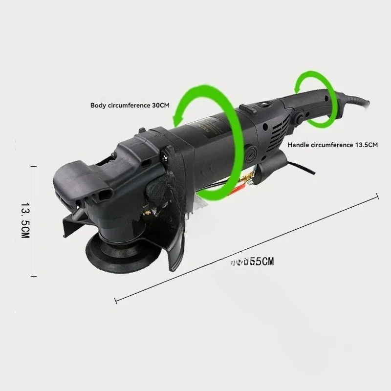 

【Best-selling】Marble Angle Grinder 1200W 220V Stone Wet Polishing Machine Wet Angle Grinder Machine for Granite Concrete