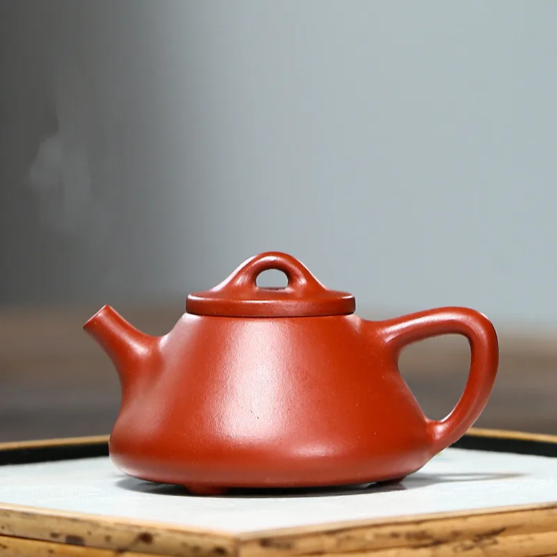 

100cc Yixing Purple Clay Teapot Handmade Small Tea Pot Authentic Yuzi ZhuNi Chinese Zisha Tea Set Gifts