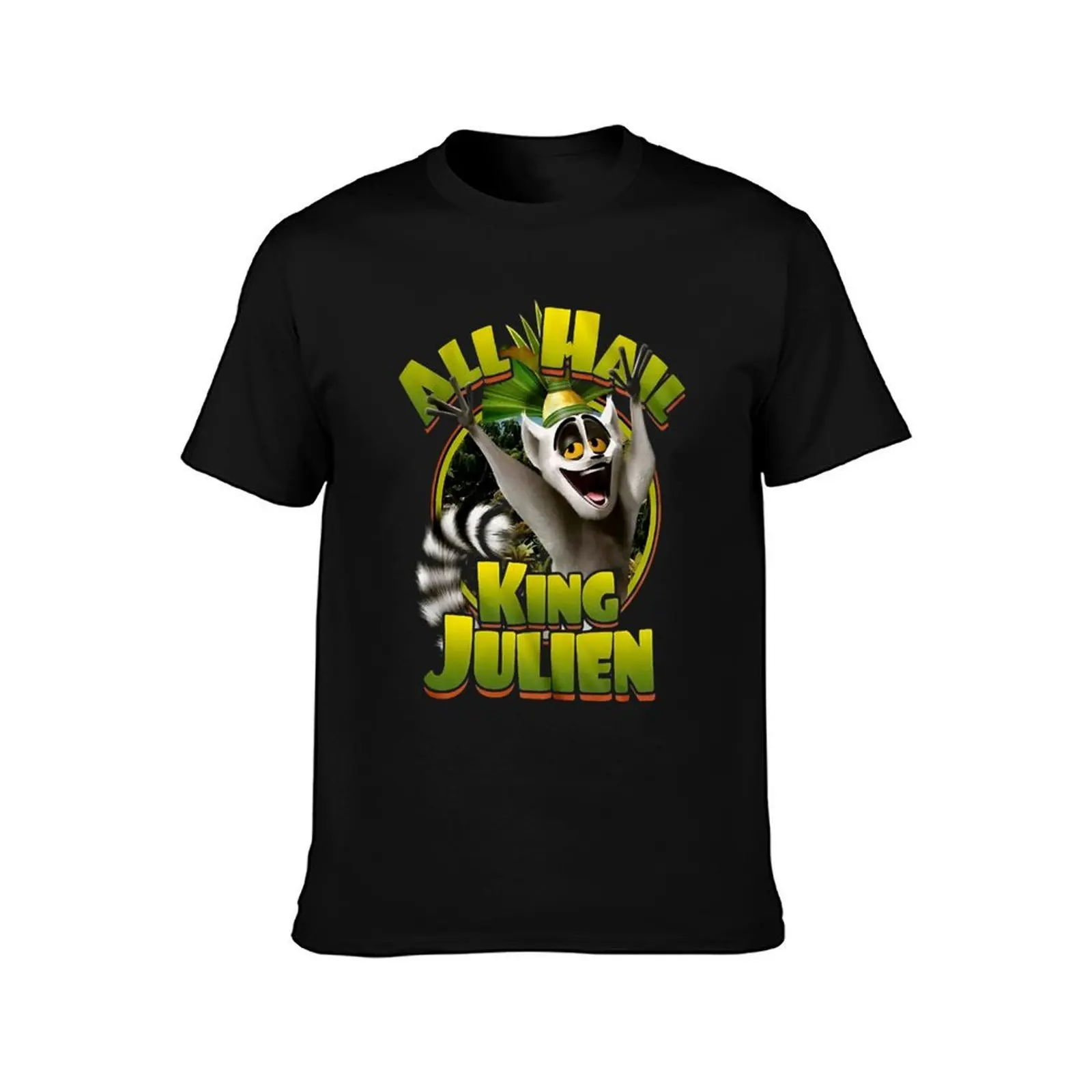 King Julien King Julien King Julien T-Shirt Comfortable Daily Wear Tee