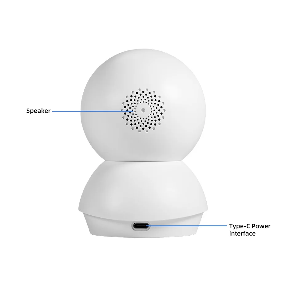 Fuers 5MP IP-Kamera für den Innenbereich, WLAN-fähige Überwachungskamera, kompatibel mit Tuya Smart, automatische Verfolgung, CCTV-Sicherheit, Babymonitor. – Detail 12