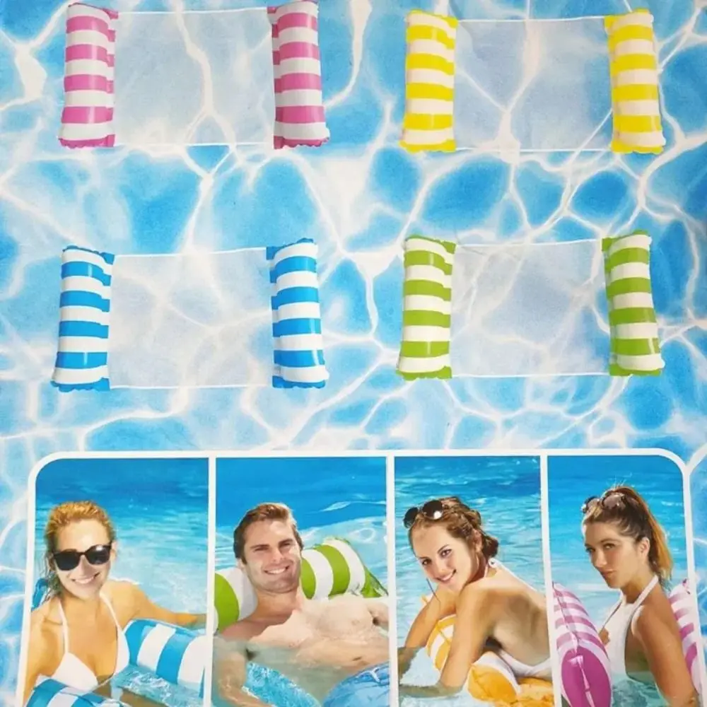 

Portable Poolside Inflatable Float Water Play Accessories Summer Pool Floats PVC Multi-Purpose Hammock Floaties For Adults