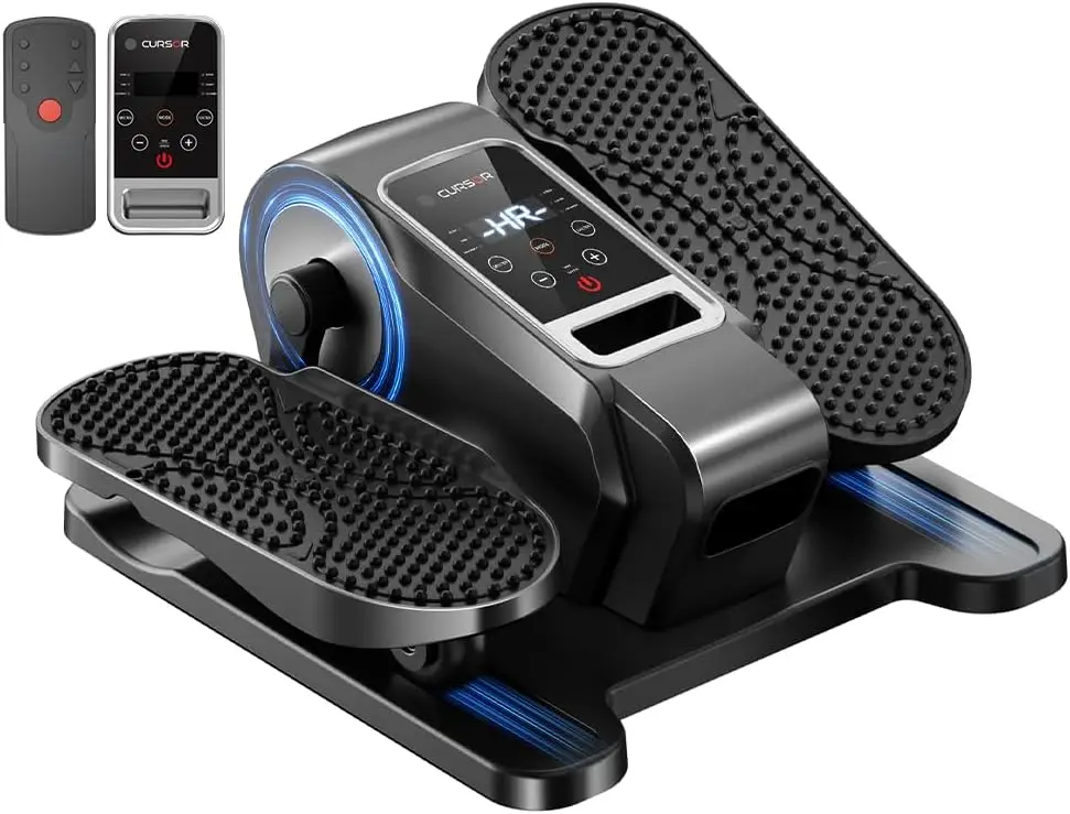 

Under Desk Electric Pedal Exerciser with Remote, 12 Speeds & Modes for Home Office Fitness