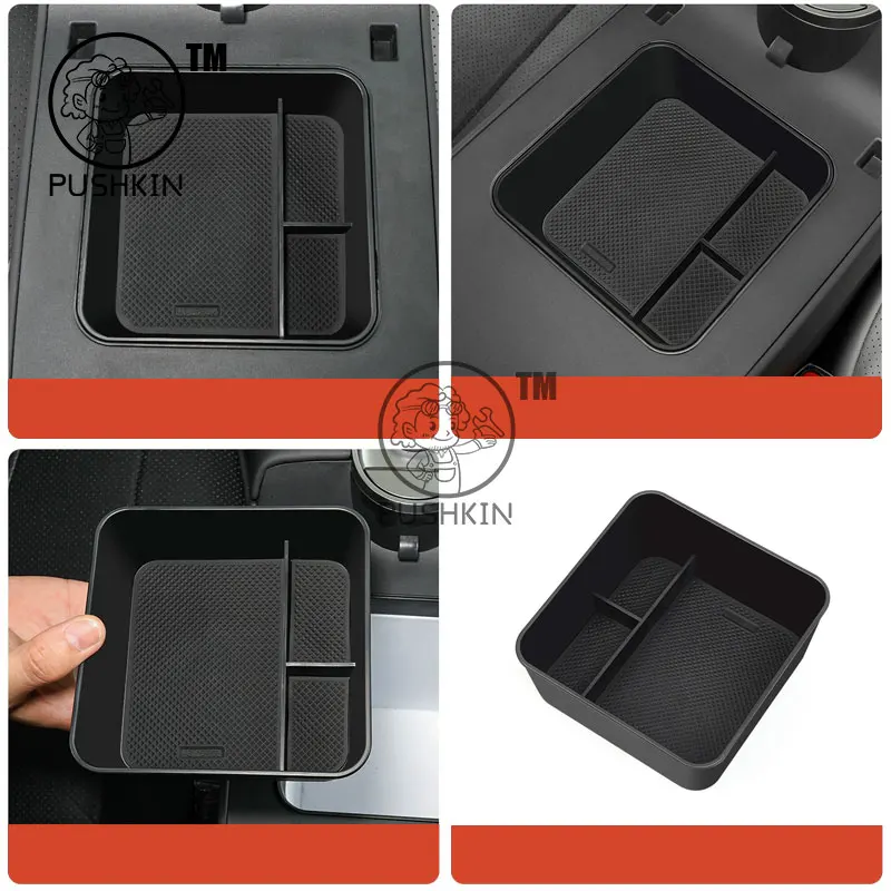 For BYD Sealion 06 EV/DMI 2025 2026 Car Armrest Storage Box Center Console Organizer Center Console Interior Accessories