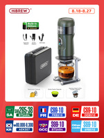 HiBREW Wireless Electric Portable Espresso Coffee Machine for Car & Home Camping Coffee Maker Fit Nespresso Dolce Capsule Powder