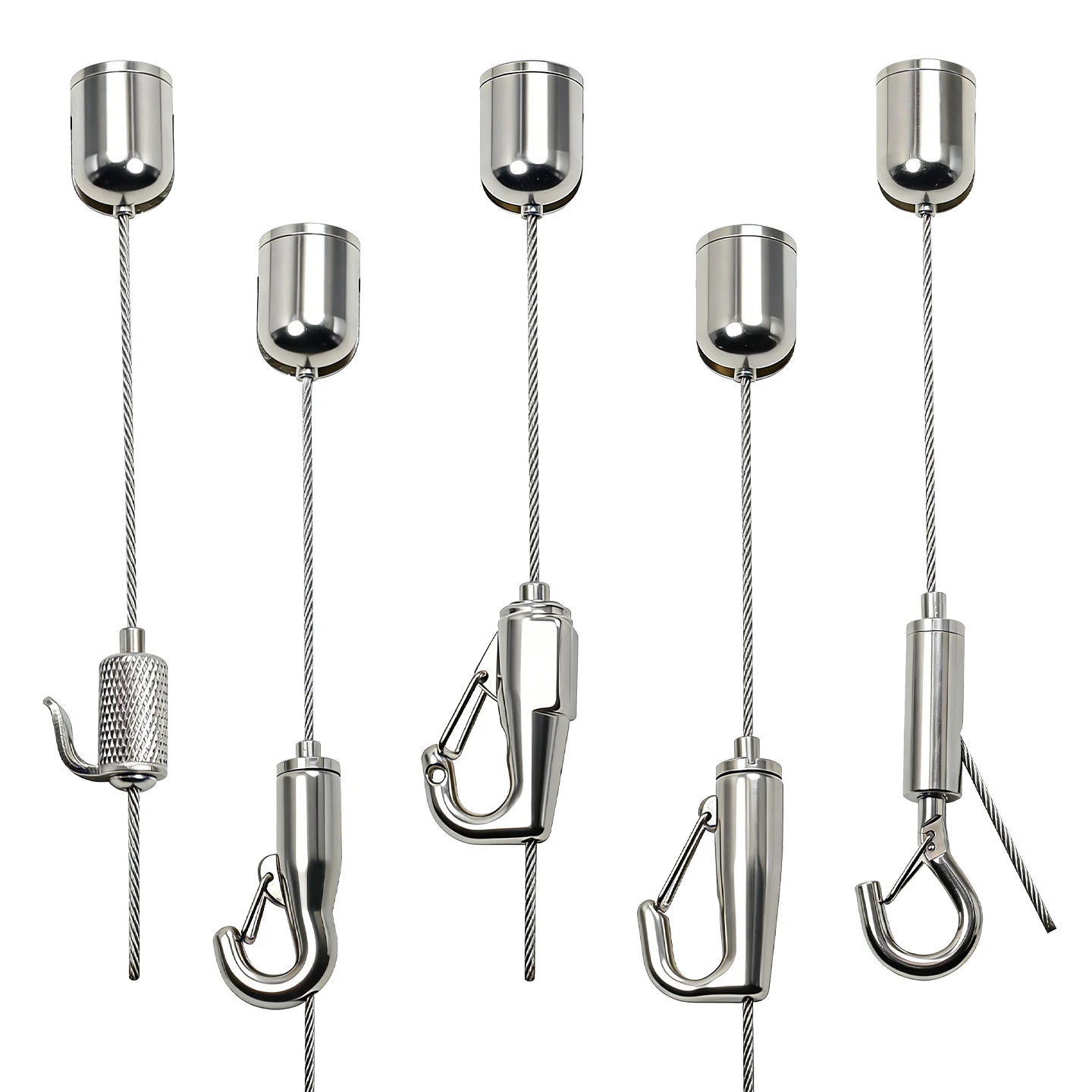 Picture 3: Steel Cable Frame Suspension Kit, 1.5mm Stainless Steel Wire Rope, Adjustable Metal Rope for Hanging Frame