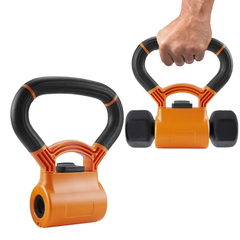 Impugnatura con manubri regolabile impugnatura per esercizi con peso regolabile Kettlebell portatile per sollevamento pesi impugnatura comoda per il