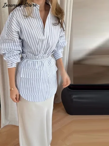 Женская полосатая блузка Chin.Sweety