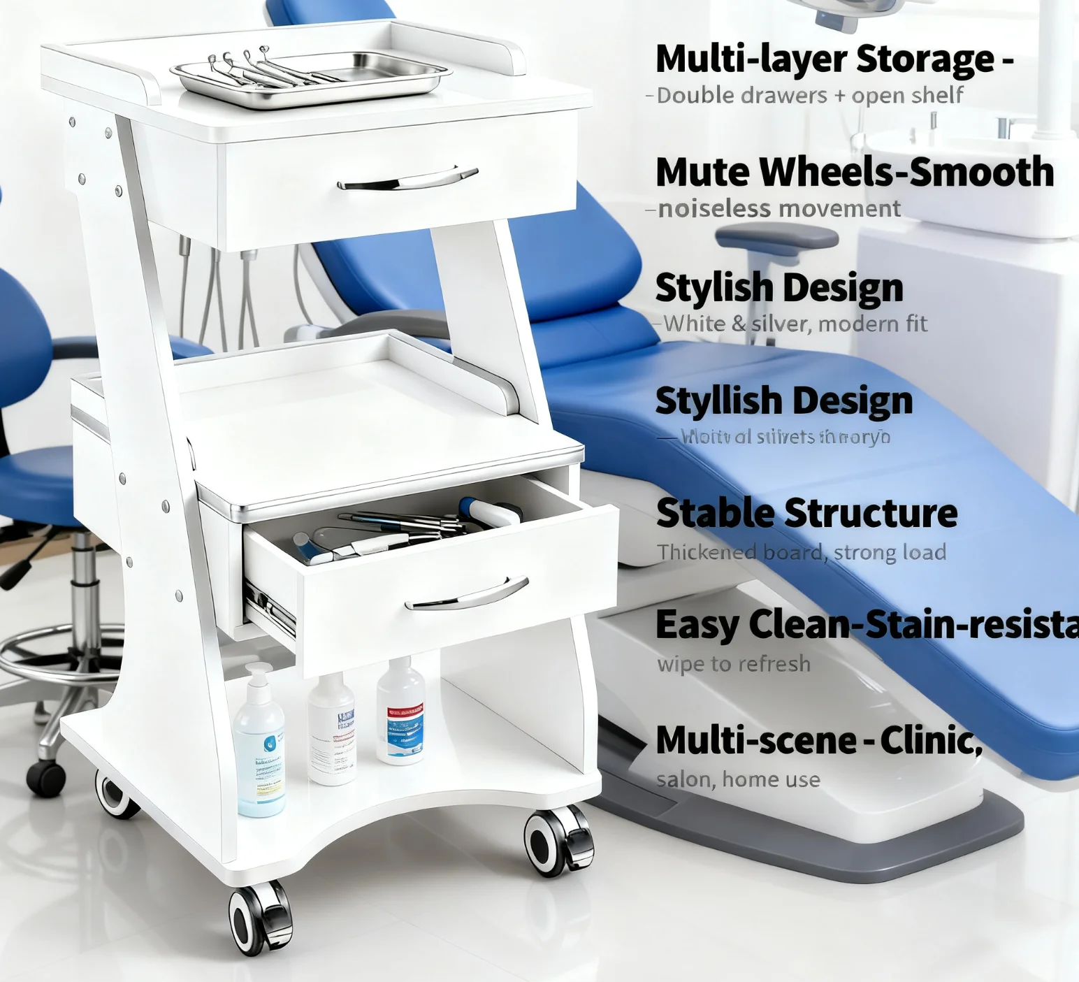Durable Storage Cabinet for Dental Instruments and Equipment
