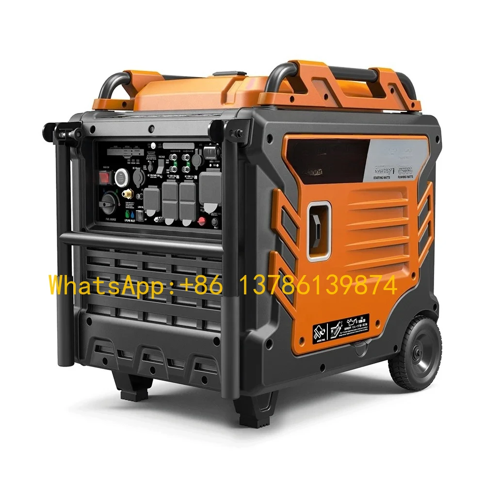 Generator Diam 10KW Kuat Generator Inverter Oline Listrik Daya Tinggi 8KW 230V 50HZ 60HZ