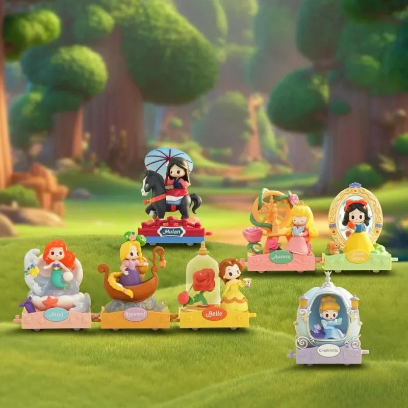 

Disney Princess D-baby Romantic Parade Series Blind Box Doll Ariel Mulan Mystery Box Decor Surprise Bag Ornament Girl Gift Toy