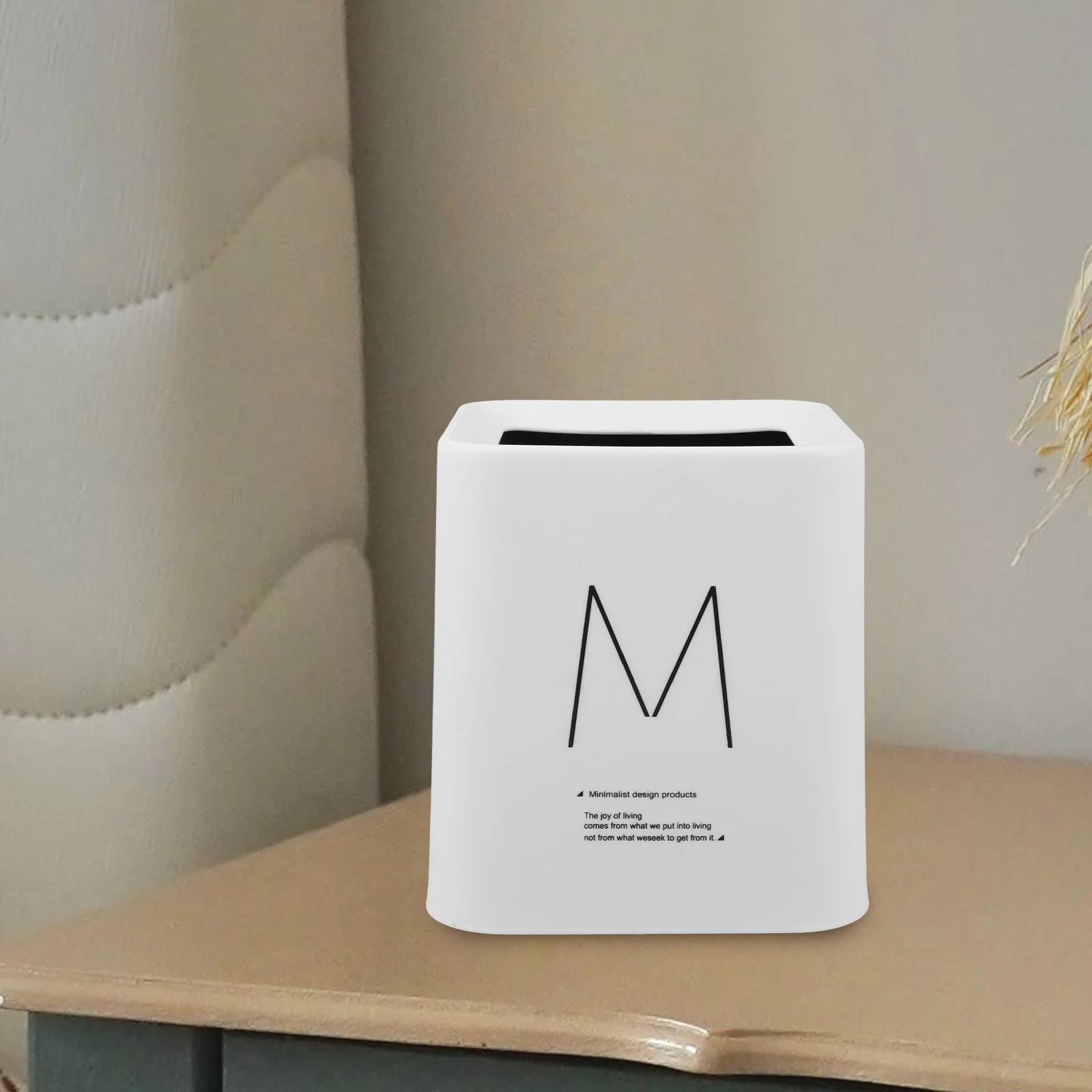 

Desktop Garbage Holder Mini Tabletop Trash Can Lightweight Plastic Desk Waste Bin for Home Office Bedroom Countertop