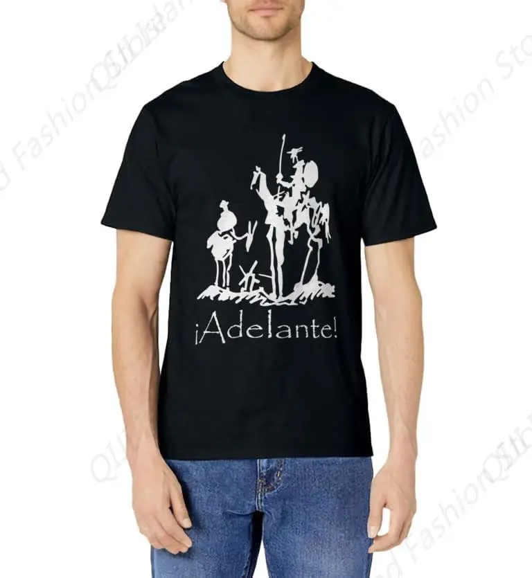 forward! Don Quixote Sancho Panza T-Shirt