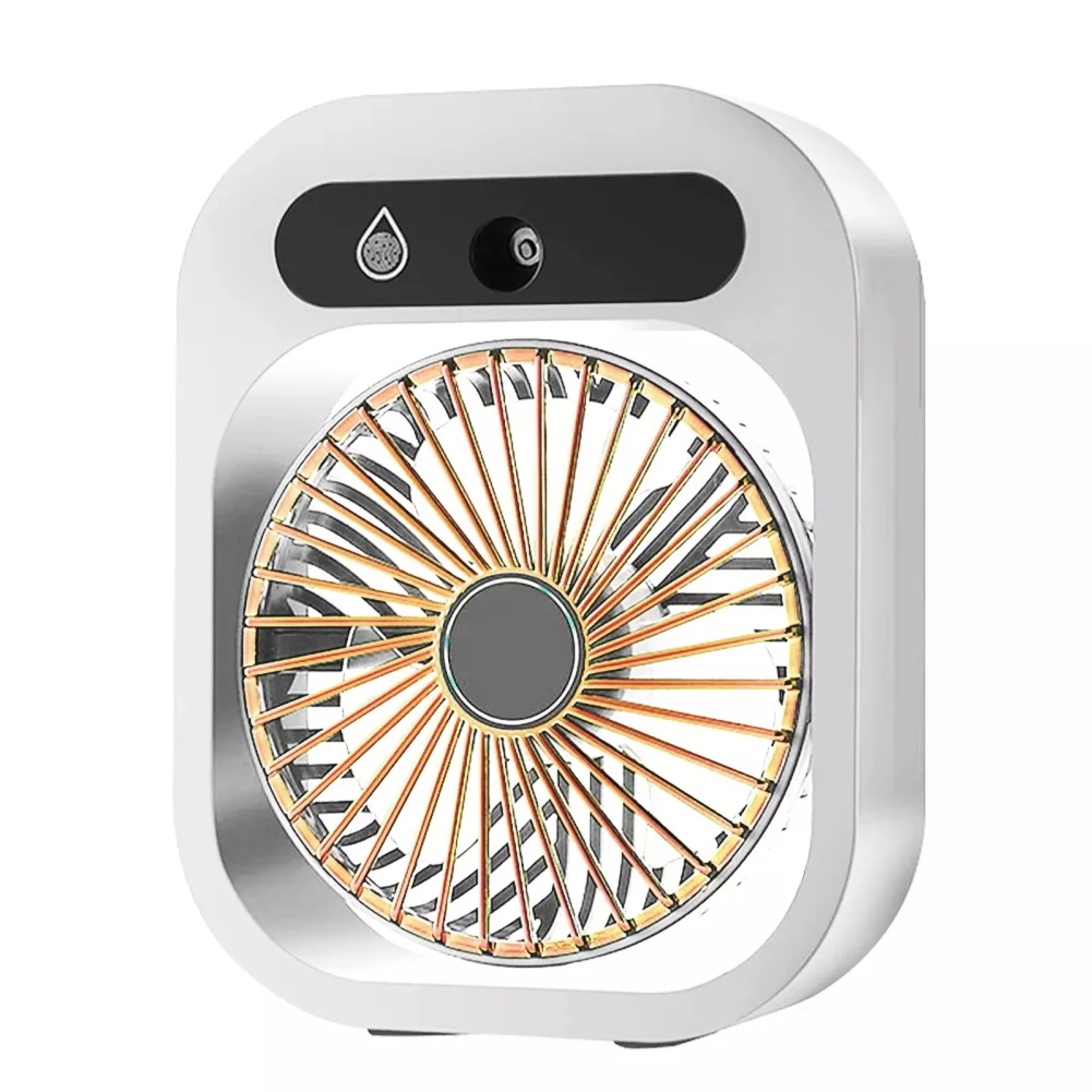 

Portable Air Conditioning Fan Spray Humidified USB Quiet Mobile Air Conditioner Cooling Cooler Fan 3 Speeds For Desktop Office