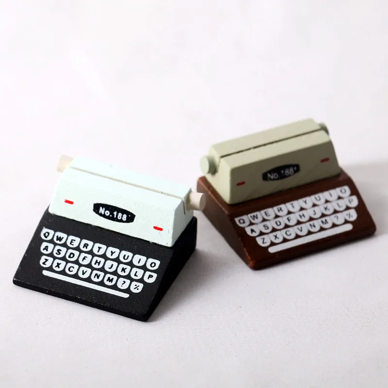 USER-X Dollhouse Miniature Dining and Playing Mini Cashier Typewriter Decoration Scenery Shooting Prop Accessories Decoration