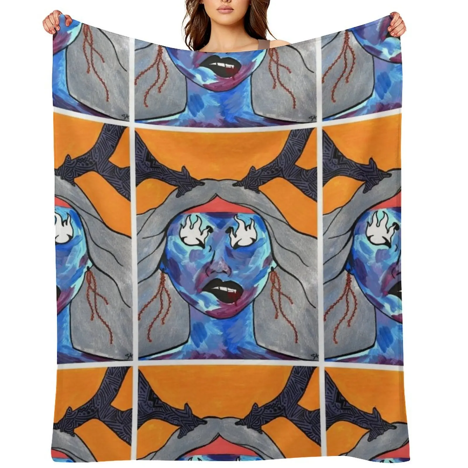 

DW Throw Blanket Plush decorative for sofa Blankets