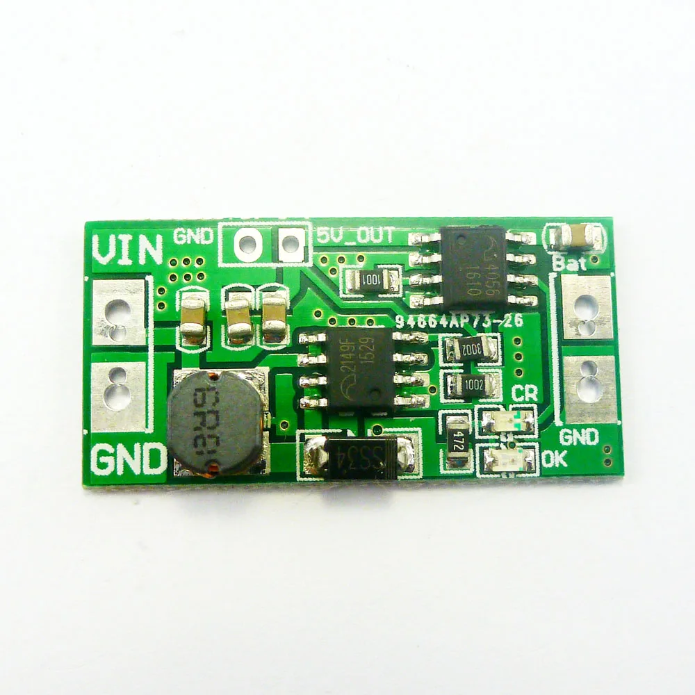 DD05CRTA 2 in 1 Boost Charger Module DC-DC Step Up Converter DC 2.5V 3V 3.3V 3.7V to 4.2V 5V Charging Board