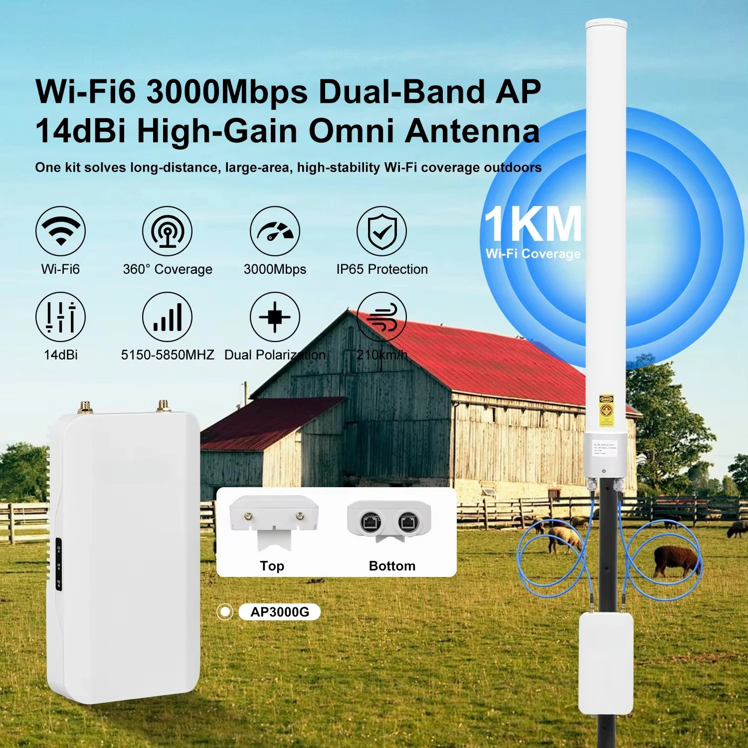 Kit de Extensão Wi-Fi 6 para U - Antenna 2.4Ghz avaliação e preço