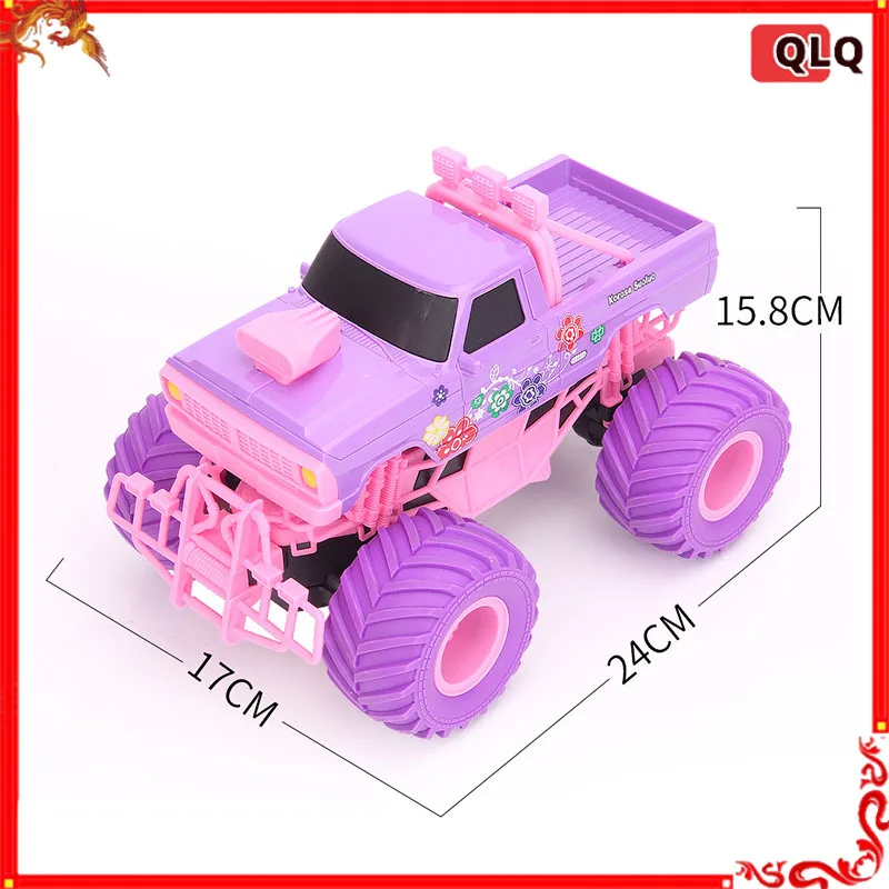 JJRC Barbie RC Car Pink Pickup Truck Electric Climbing Drop-resistant Stunt Remote Control Toy For Children Party Gift Ornament