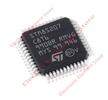 2PCS STM8S207C8T6 8-bit Microcontroller LQFP48