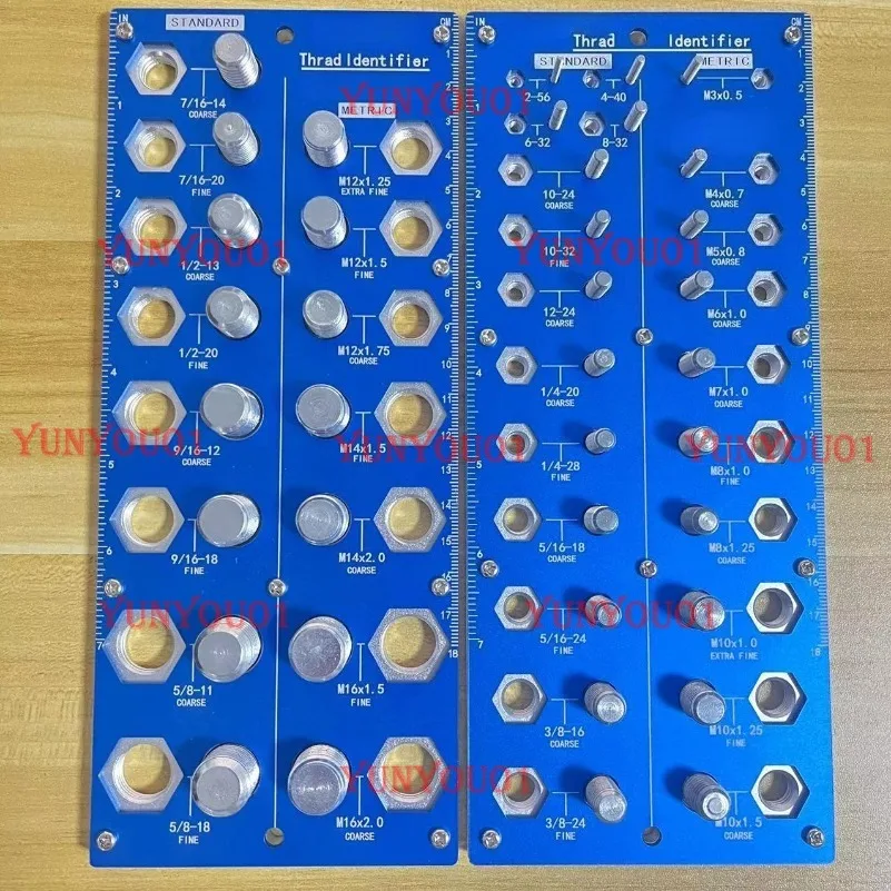 

38-Hole Screw Gauge, Blue 2-in-1, Screw Gauge, Young Master Gauge