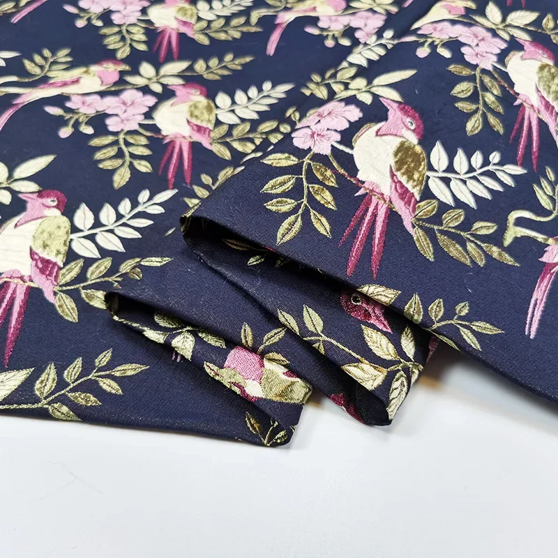 

Трехмерная жаккардовая парчовая ткань, осень-зима для платья, костюма Тан, ветровая одежда, материал для одежды, шитье на метр