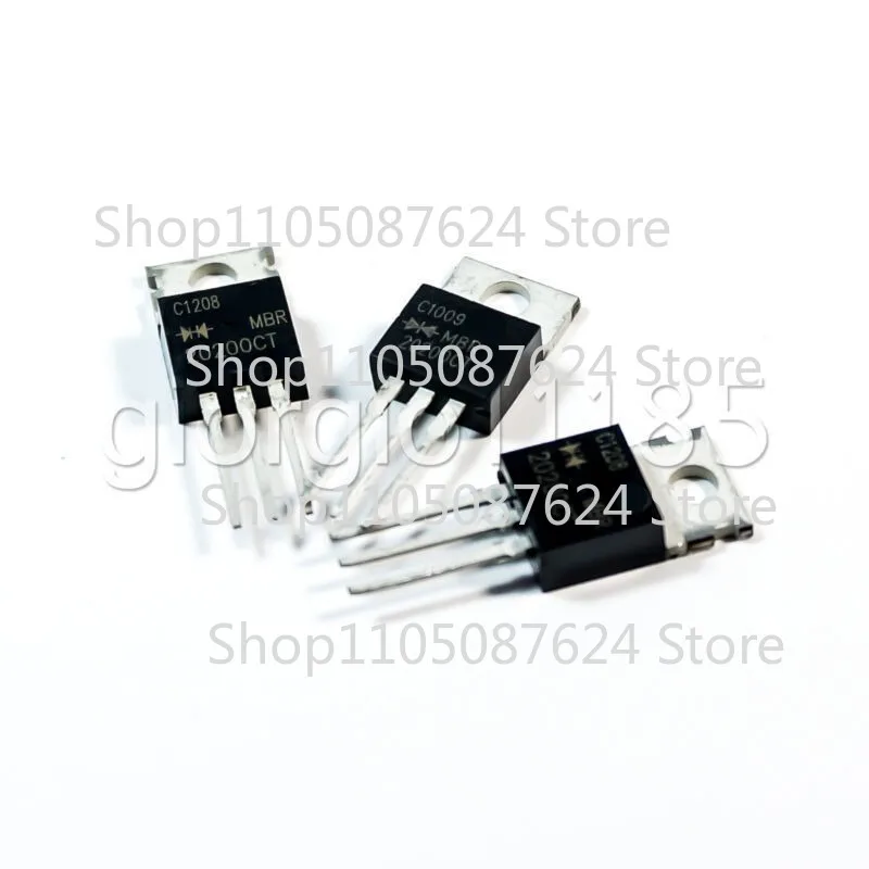 MM   Stock 5pcs MBR20200 MBR20200CT Power Rectifier TO-220