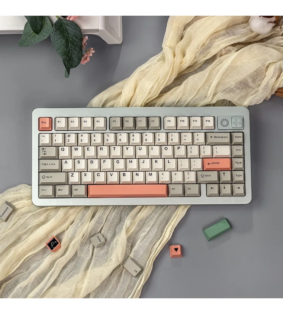 Keycap full set ABS two-color molding cherry original factory highly adapted 64 personality mechanical keyboard