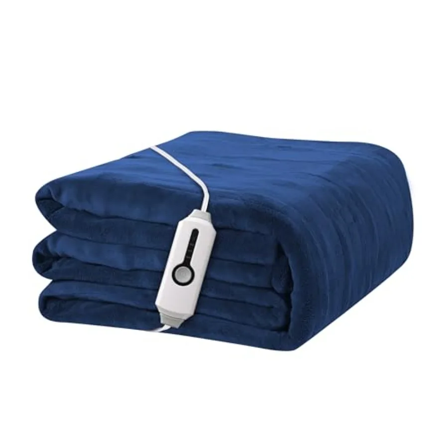 

Heated Electric Blanket 72"x84" Full Size Soft Coral Fleece Fast Heated Blanket with 4 Heating Levels and 10 Hours Auto-Off Coz