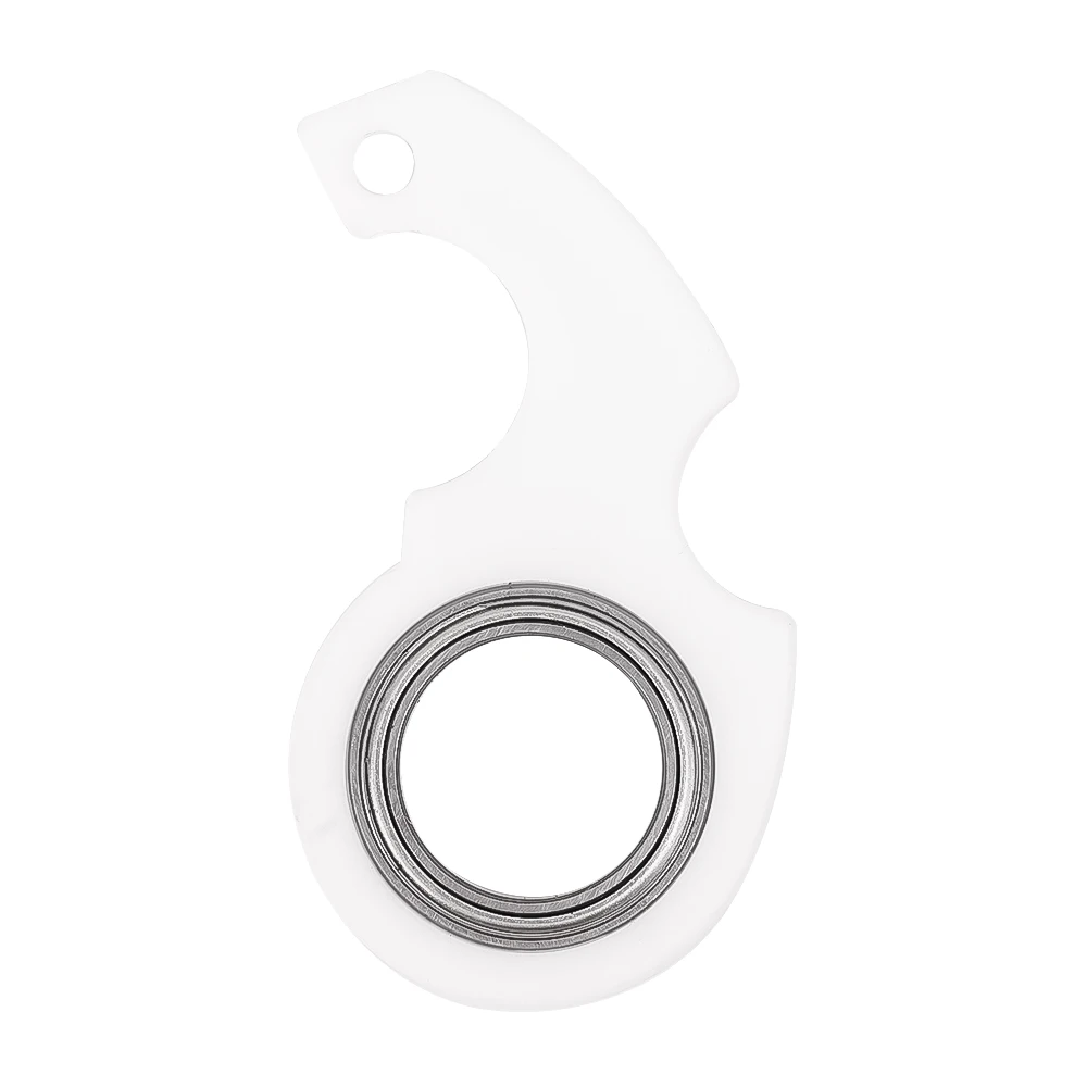 Spinner Stress Toy Keychain, Metal Fidget Ring