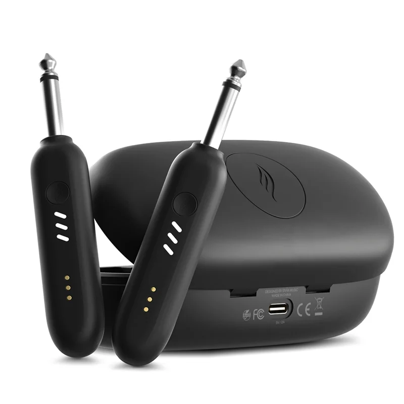 

ABUE-Wireless Guitar System, UHF 3.0 Audio Wireless Guitar Transmitter And Receiver For Electric Instrument For Guitar Bass