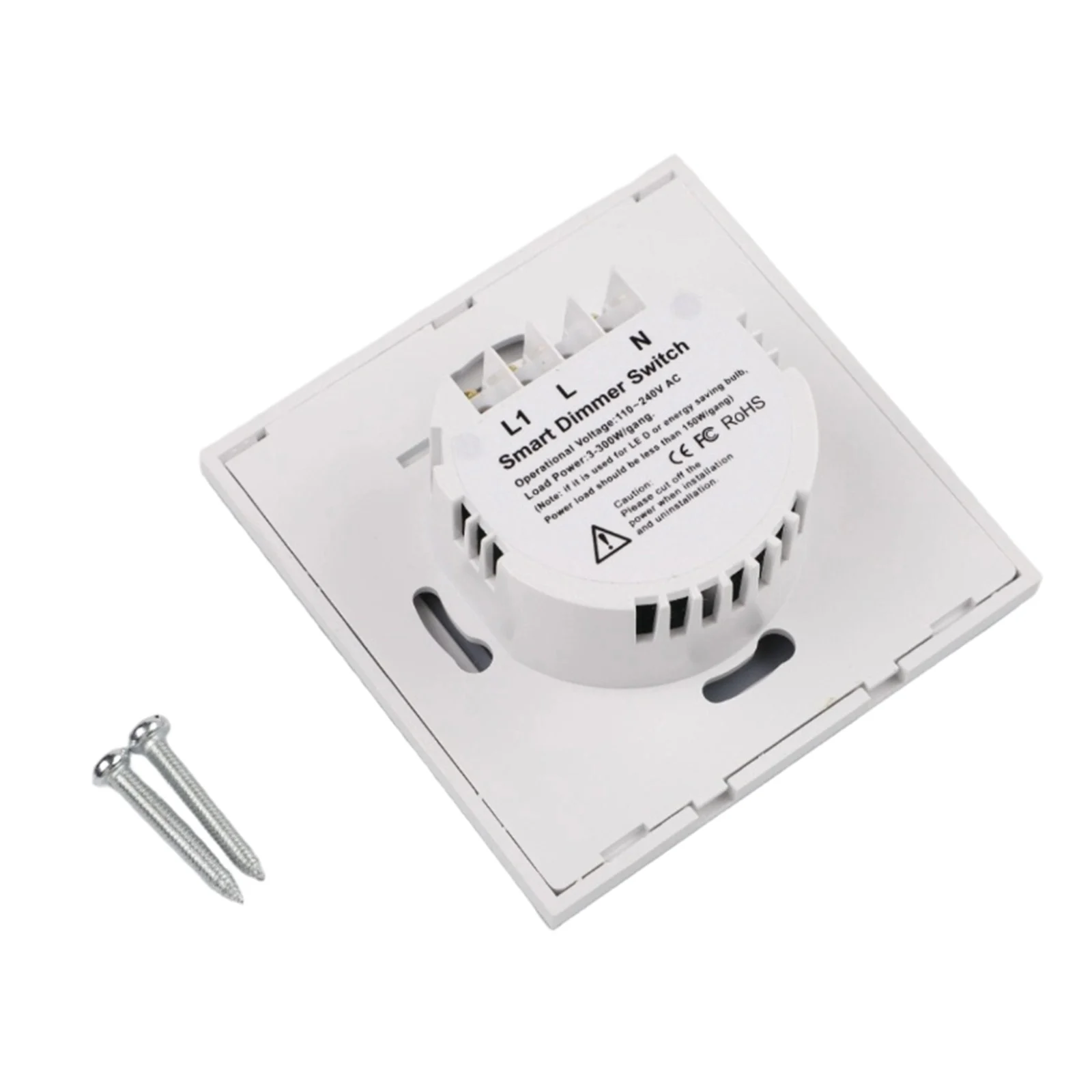 Wireless Touch Switch WiFi Smart Dimmer Switch Touchscreen Startup Stepless Dimming Control Energy Saving Features