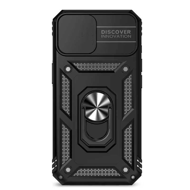 iPhone 16e 케이스 슬라이드 렌즈 카메라 보호 링 홀더 뒷면 커버 iPhone 16 e iPhone16e 2025 충격 방지 Coque 용 Armor Funda