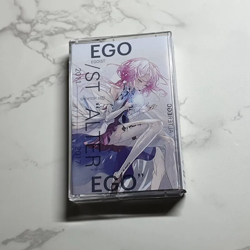 EGOIST ALTER EGO GREATEST HITS 2011-2017 Cassette Tape, Japanese Anime Pop Music Album, Retro Collectible Audio Cassette